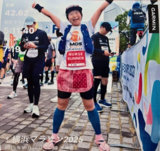 ナースランナー鈴木看護師の横浜国際マラソン活動記