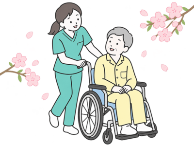 リハビリでお散歩